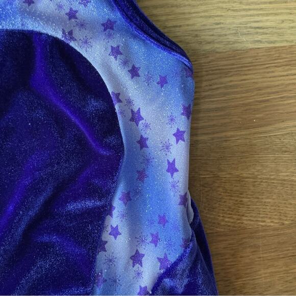GK Purple Size Child Large Gymnastics Leotard - Picture 5 of 9